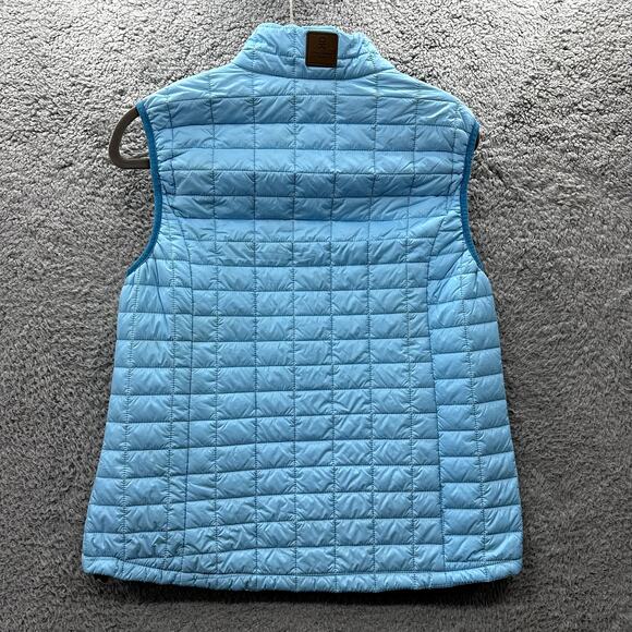 Little Donkey Andy Women's Medium Puffer Vest Blue Zip Pockets Warm - Picture 7 of 10
